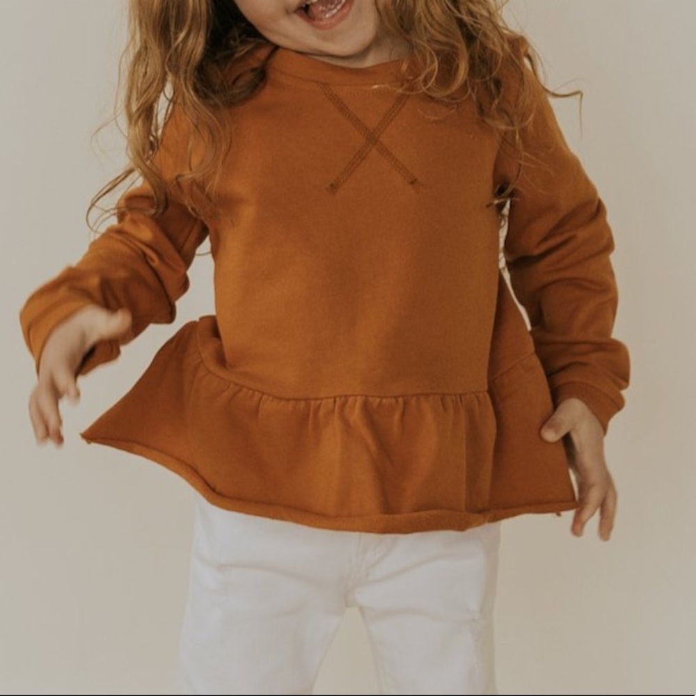 ROOLEE kids / Mini Ginny Peplum Pullover